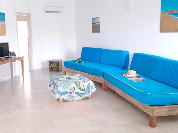 Soggiorno - appartamento Superior secondo piano - Halos Casa Resort