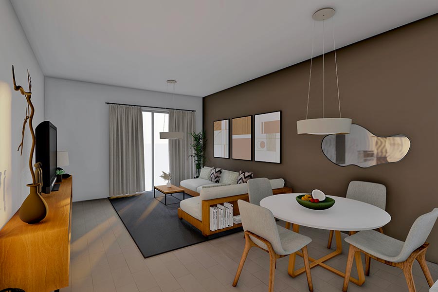 Soggiorno - Bilocale con vista panoramica - Avenida Suites